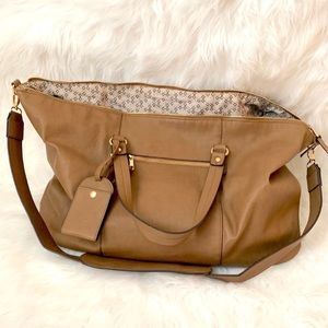 Cognac carryon Weekend Bag